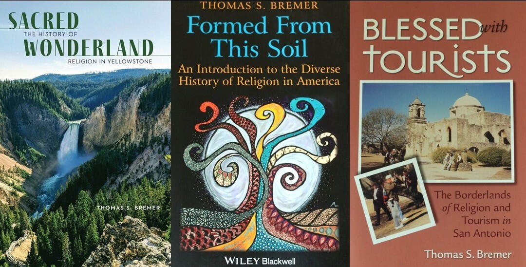 Books Collage of three book covers.